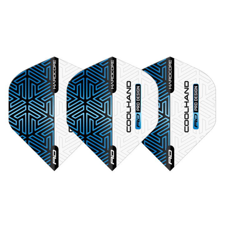 Red Dragon Hardcore Luke Humphries Blue & White Flights Set