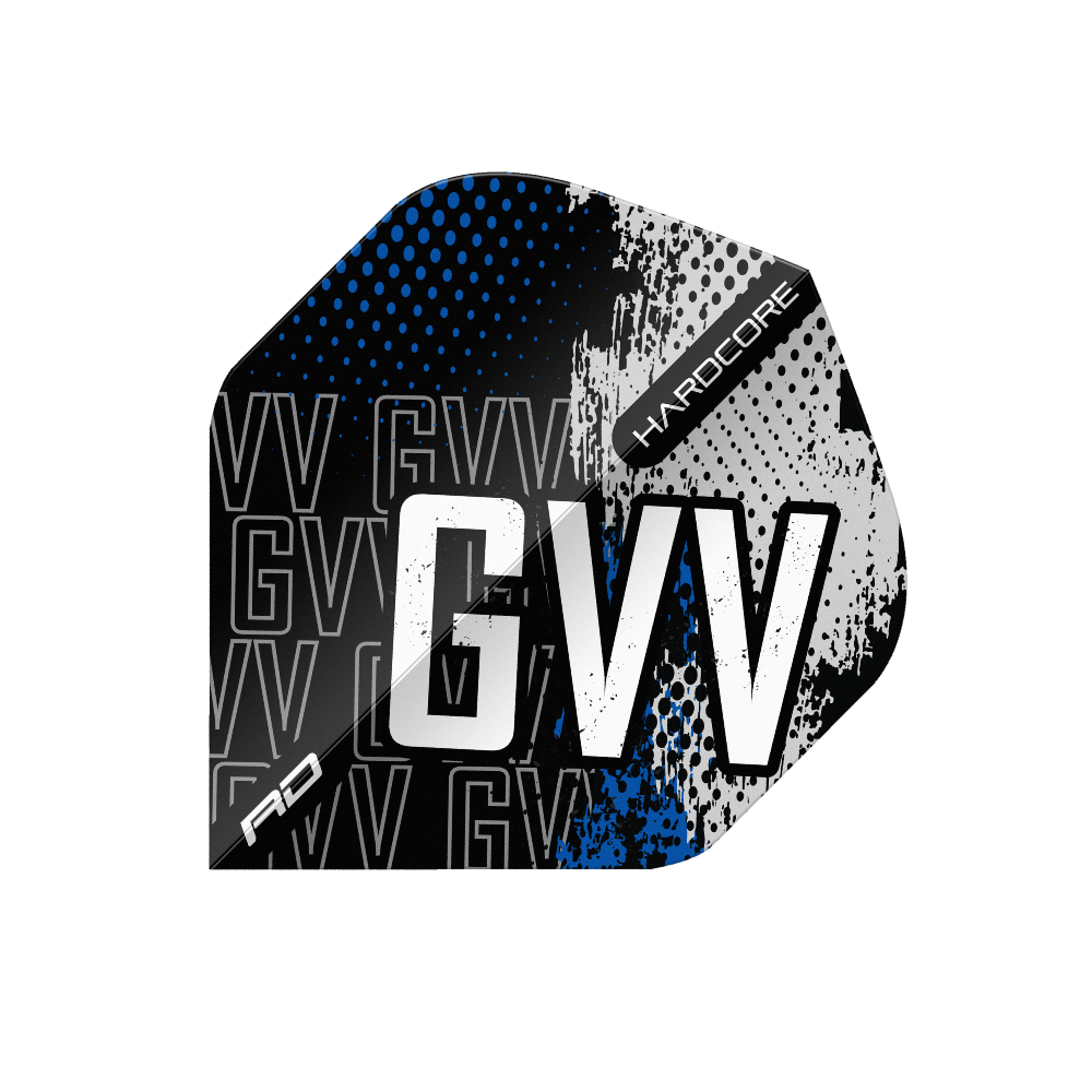 Red Dragon Hardcore Premium Gian van Veen Black & White Flights