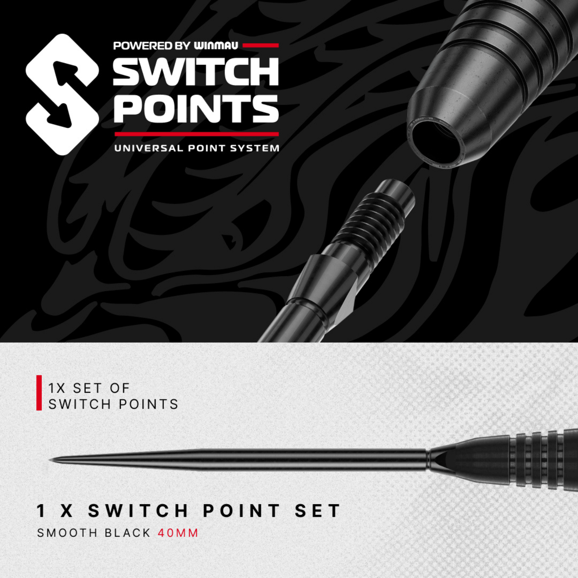 Red Dragon Jonny Clayton ADV Switch Point Steeldarts Details Switch Point