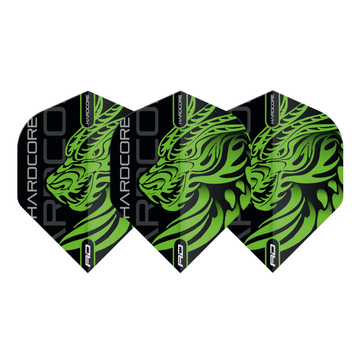 Red Dragon Jonny Clayton Dragon Flights - Grün Set