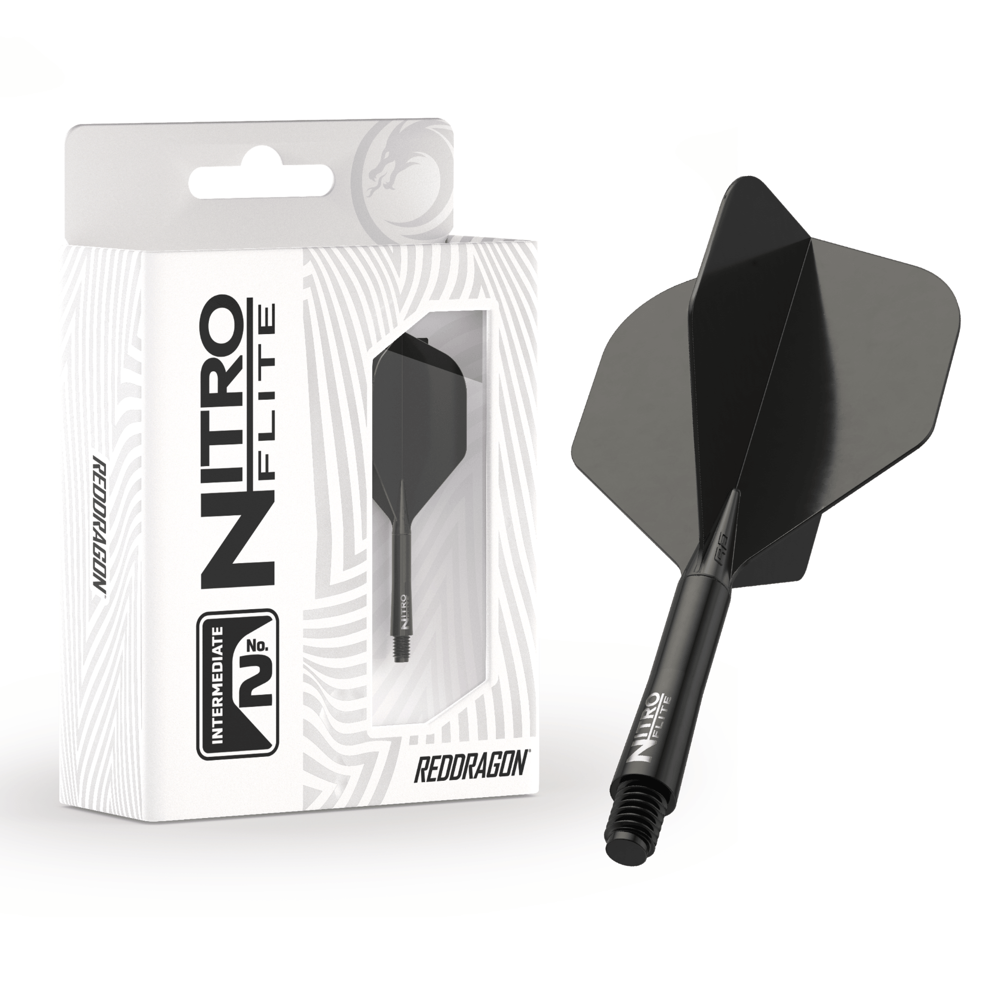 Red Dragon Nitro Flite System Black & Black Verpackung