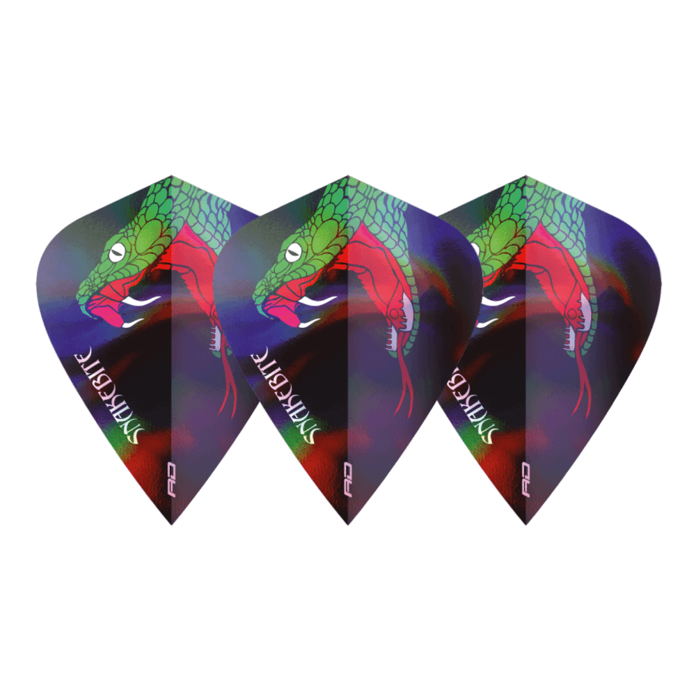 Red Dragon Snakebite Holographic Hardcore Kite Flights Set