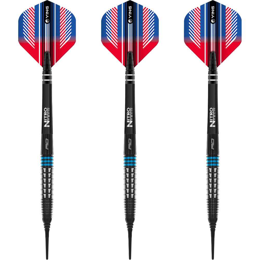 Red Dragon Vengeance Blue Softdarts Set