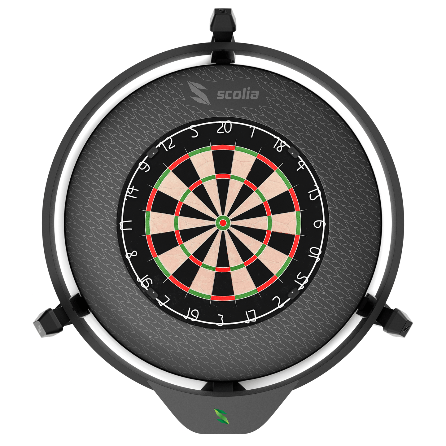 Scolia Stealth Black Dartboard Surround inkl. Board und Scolia