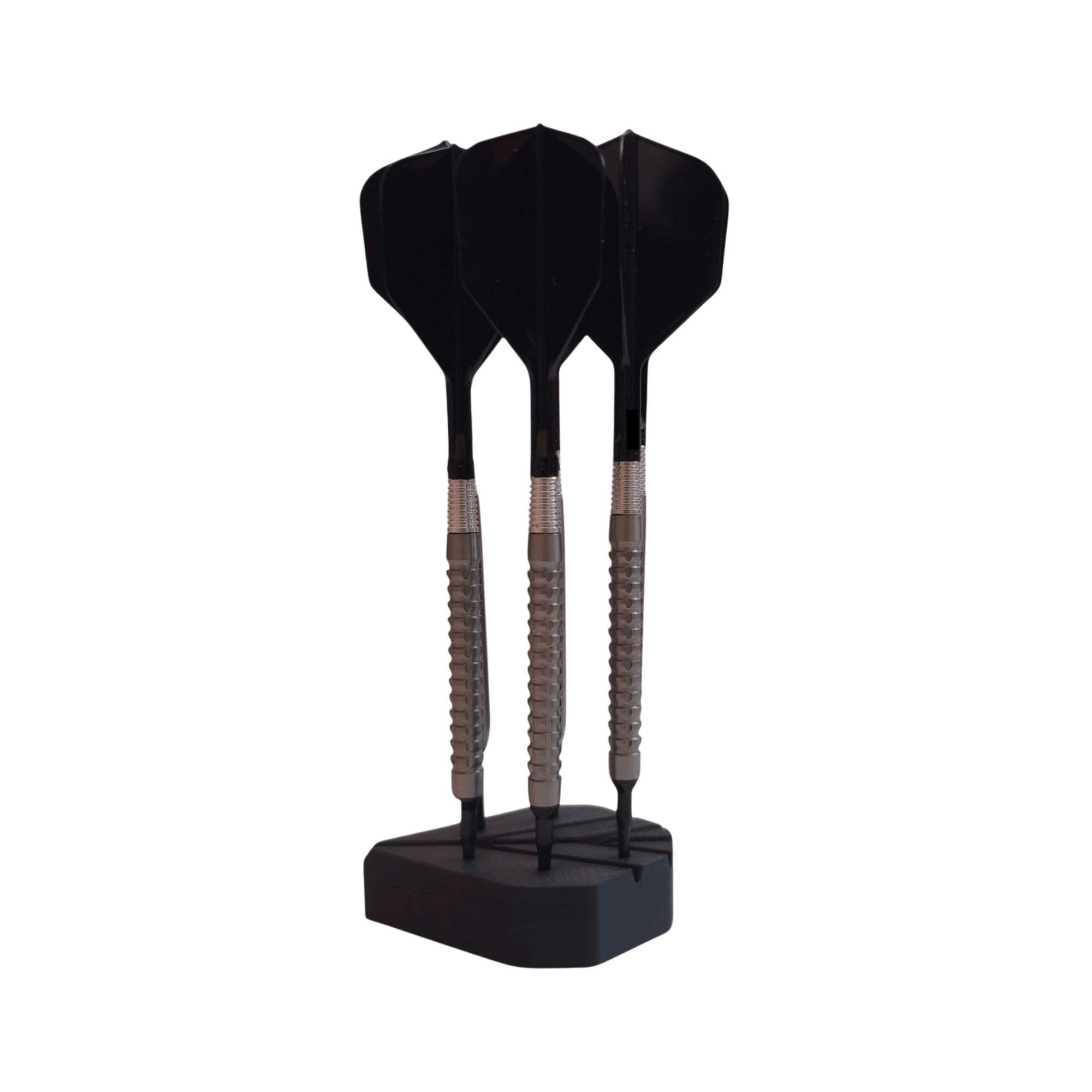 TMX Darts Ständer Flight - Schwarz mit Darts