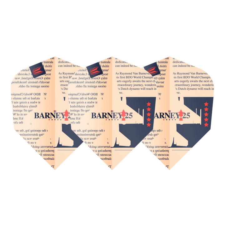 Target Barney25 Pro.Ultra Ten-X Flights (9 Stück) Set