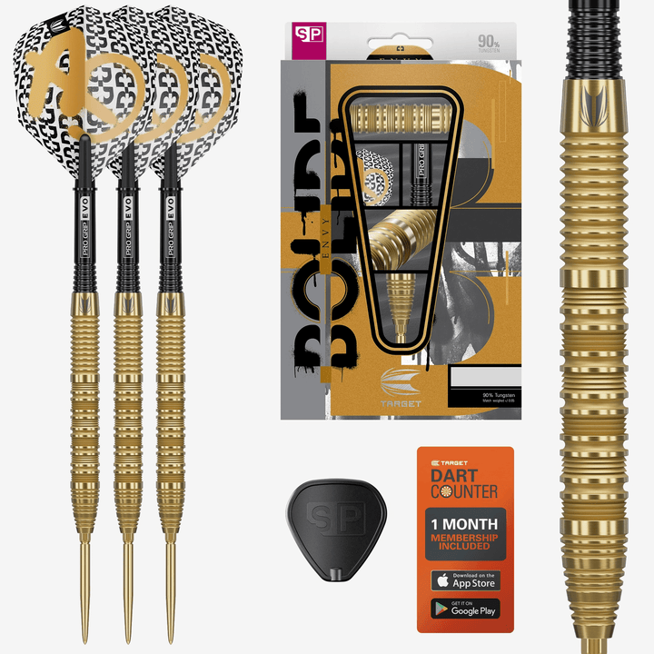 Target Bolide Envy 01 Swiss Point Steeldarts Packungsinhalt