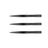 Target Fire Edge Grooved Steeldart Spitzen - Schwarz Set