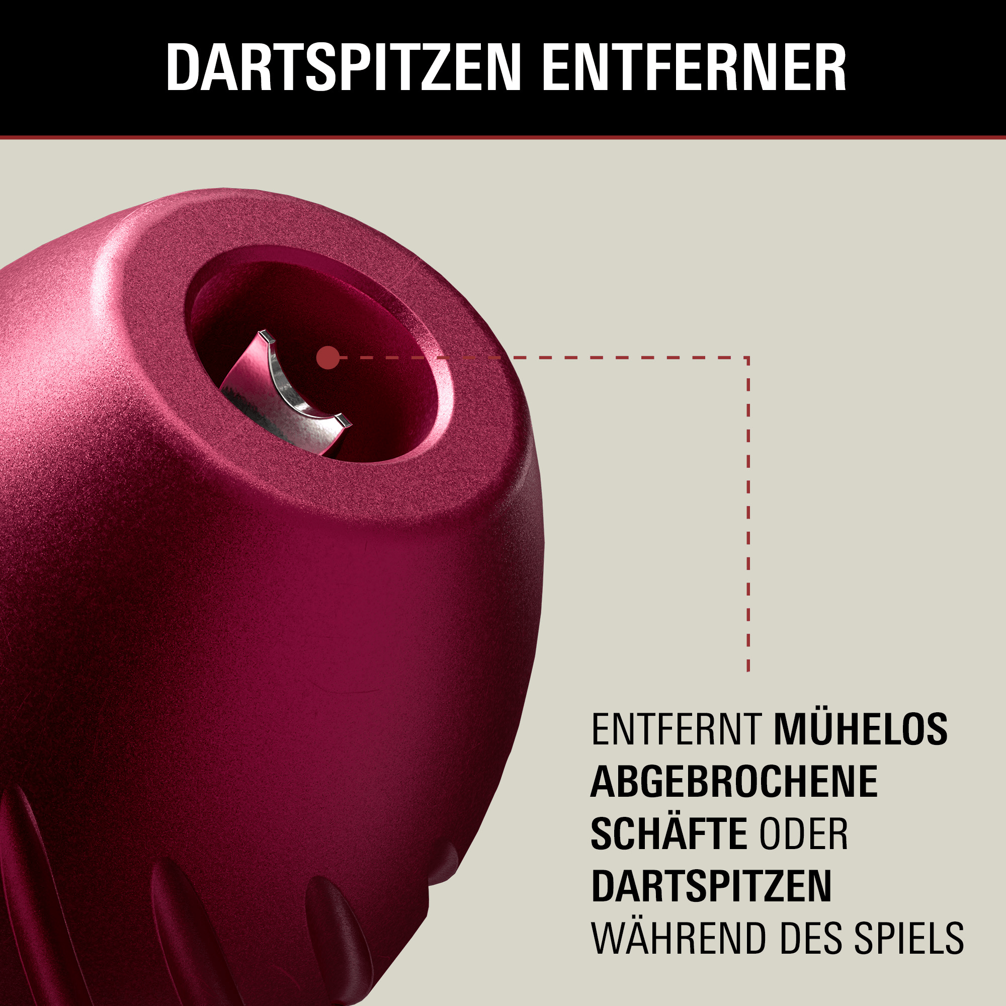 Target Japan AL3 Tip Case - Red Dartspitzen Entferner