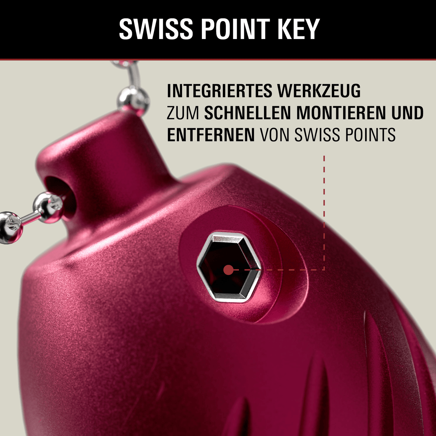 Target Japan AL3 Tip Case - Red Swiss Point Key