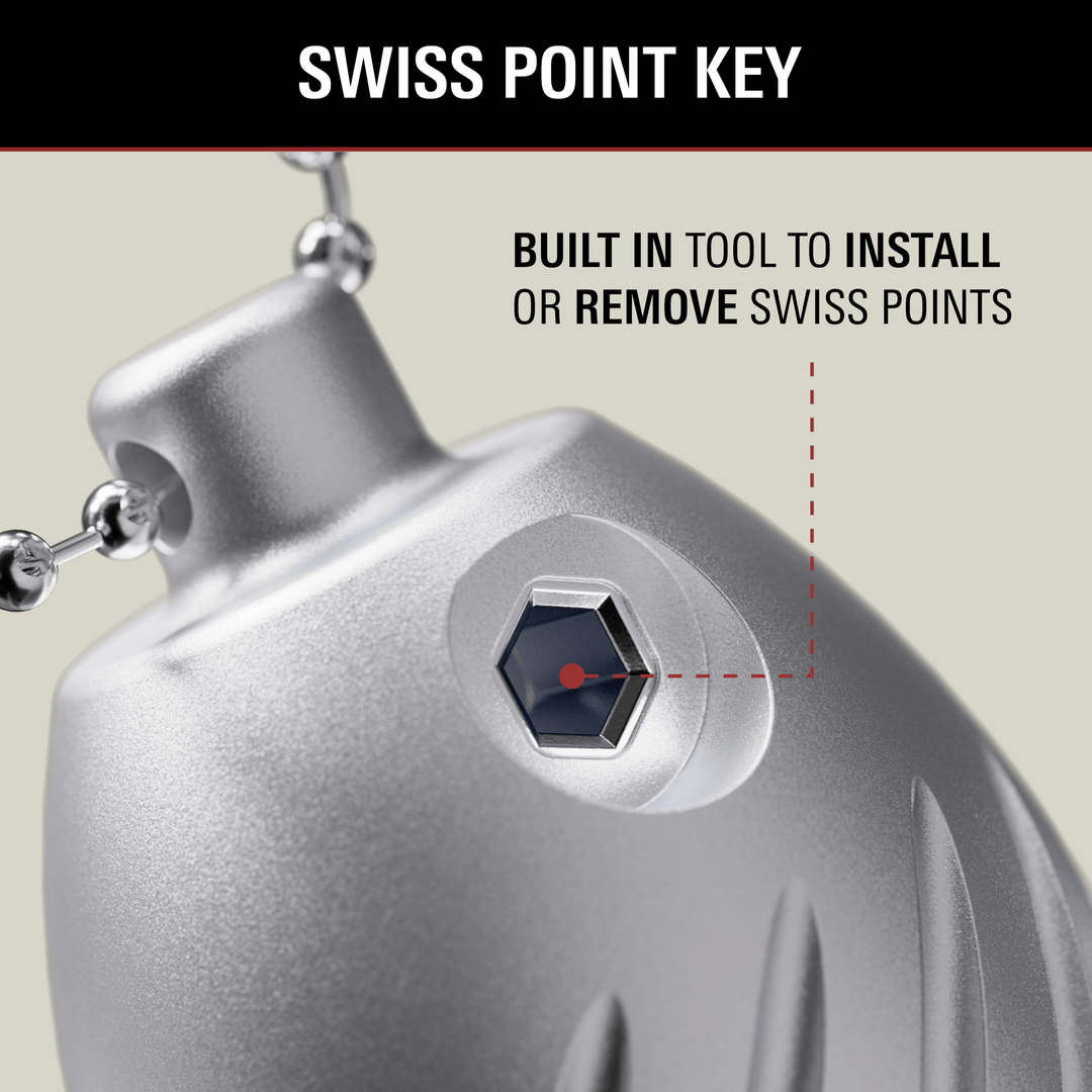 Target Japan AL3 Tip Case - Silver Swiss Point Key