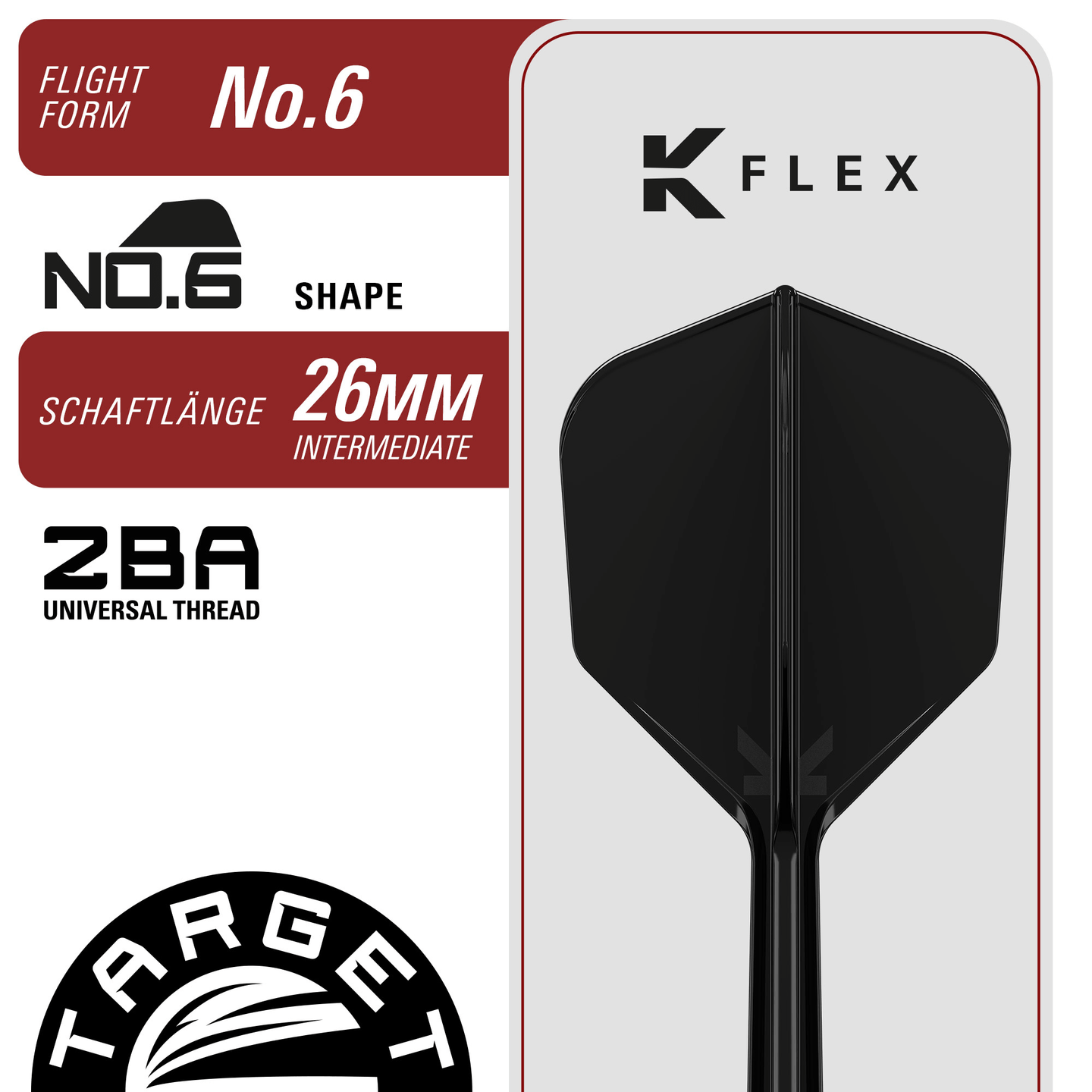 Target Japan Black Marque Eclipse Softdarts Details K-Flex