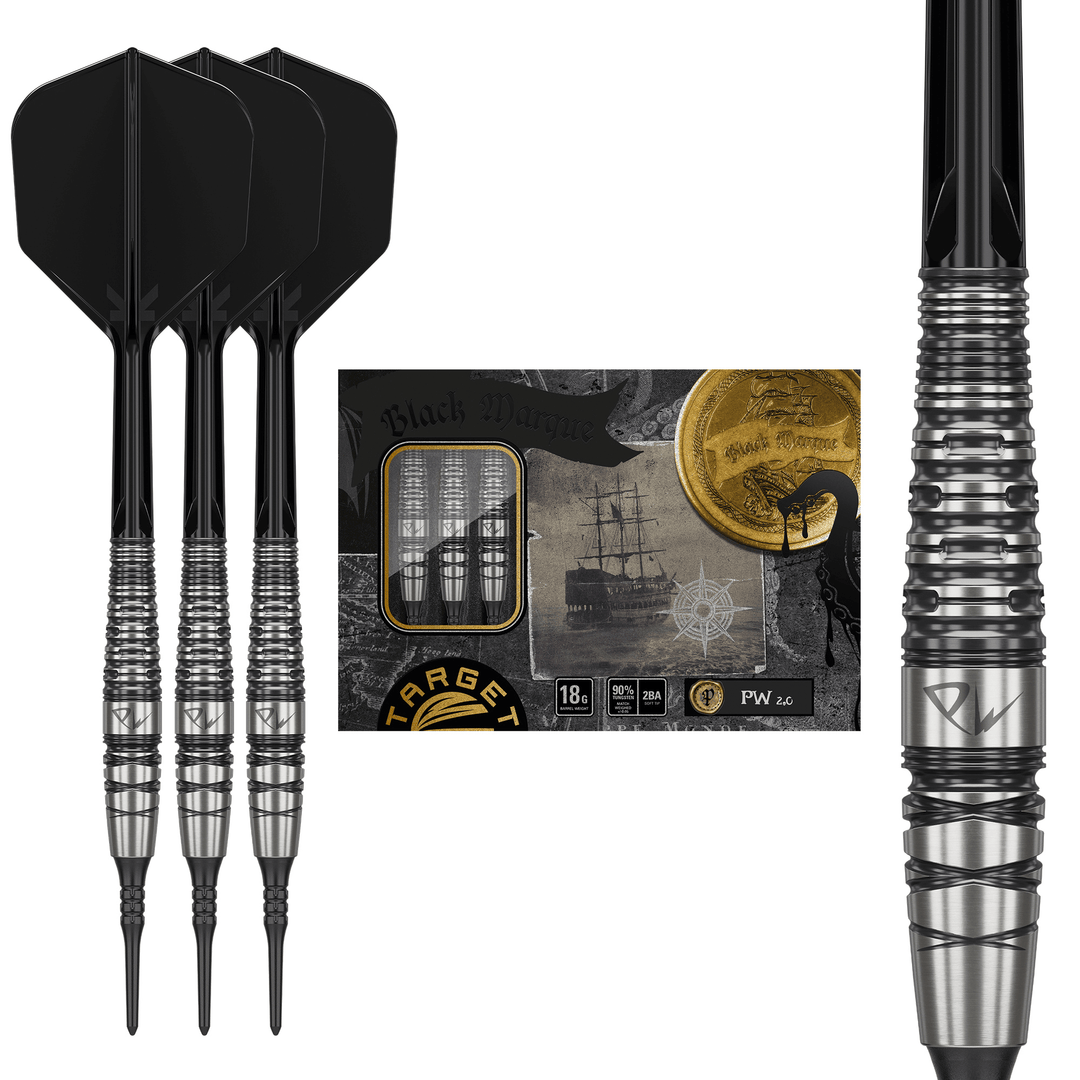 Target Japan Black Marque PW 2.0 Softdarts Verpackung