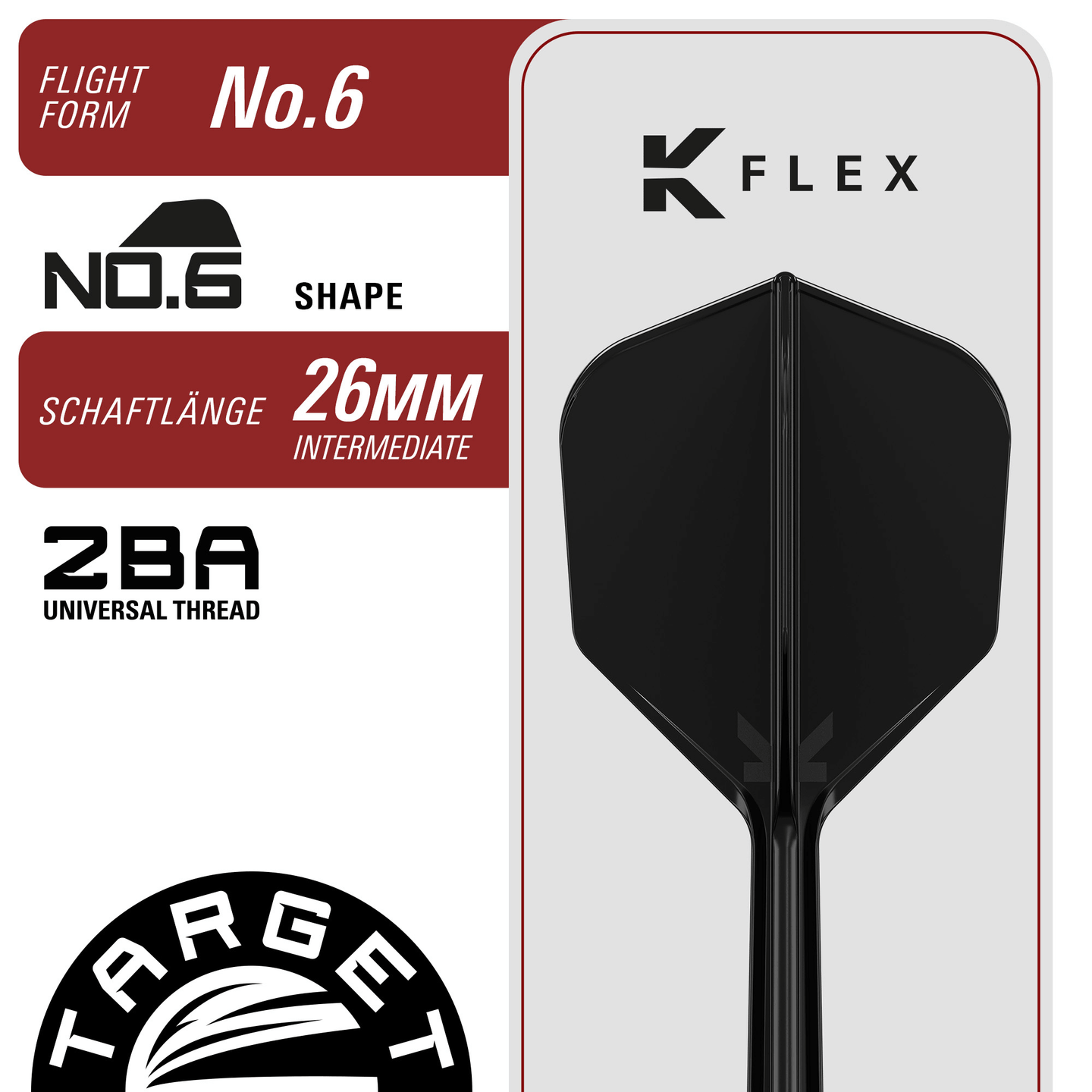 Target Japan Black Marque Spinel Softdarts Details K-Flex