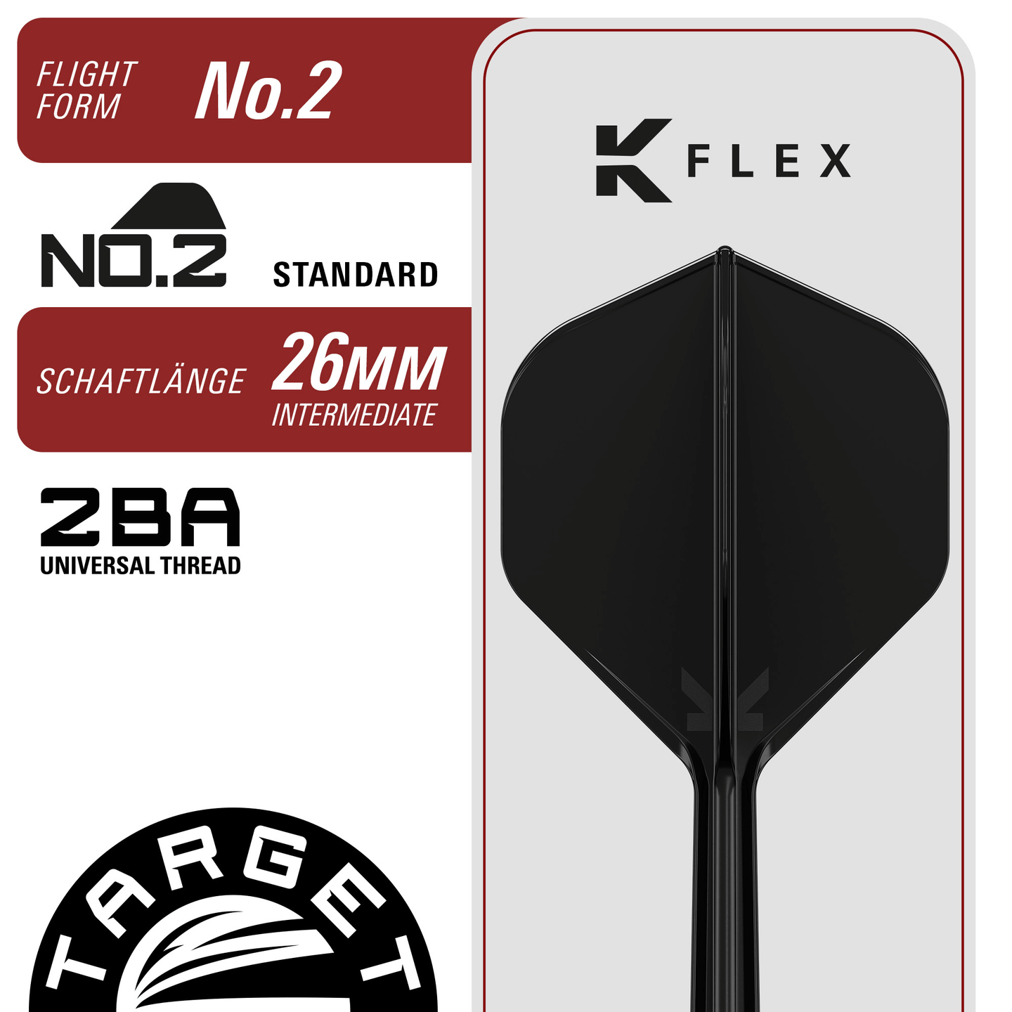 Target Japan Black Marque Spinel Swiss Point Steeldarts Details K-Flex
