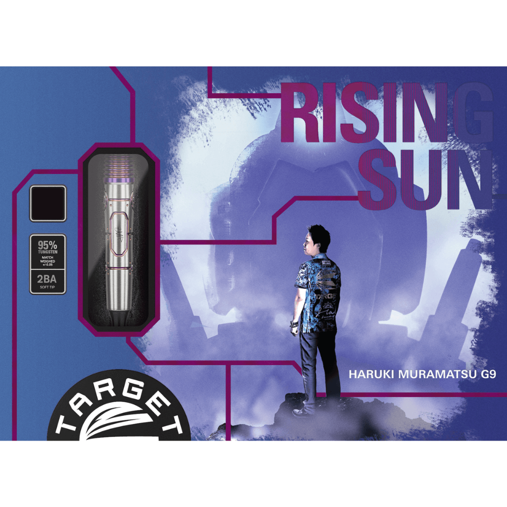 Target Japan Haruki Muramatsu Rising Sun Gen 9 Softdarts Packung