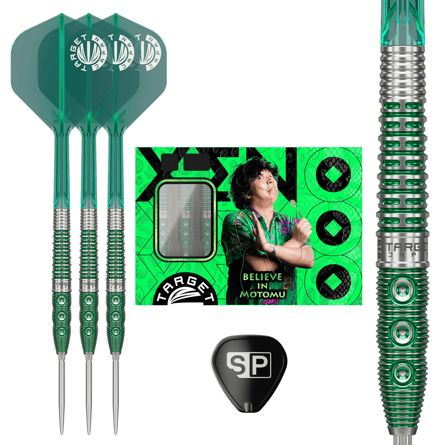 Target Japan Motomu Sakai Prime Series Xeno Gen 1 Steeldarts Packungsinhalt