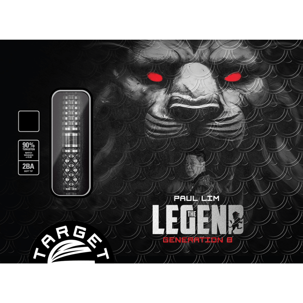Target Japan Paul Lim The Legend Gen 8 Softdarts Packung