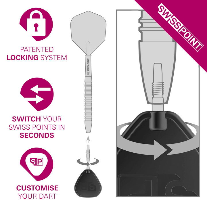 Target Japan Swiss Point Premium Spitzen - Black