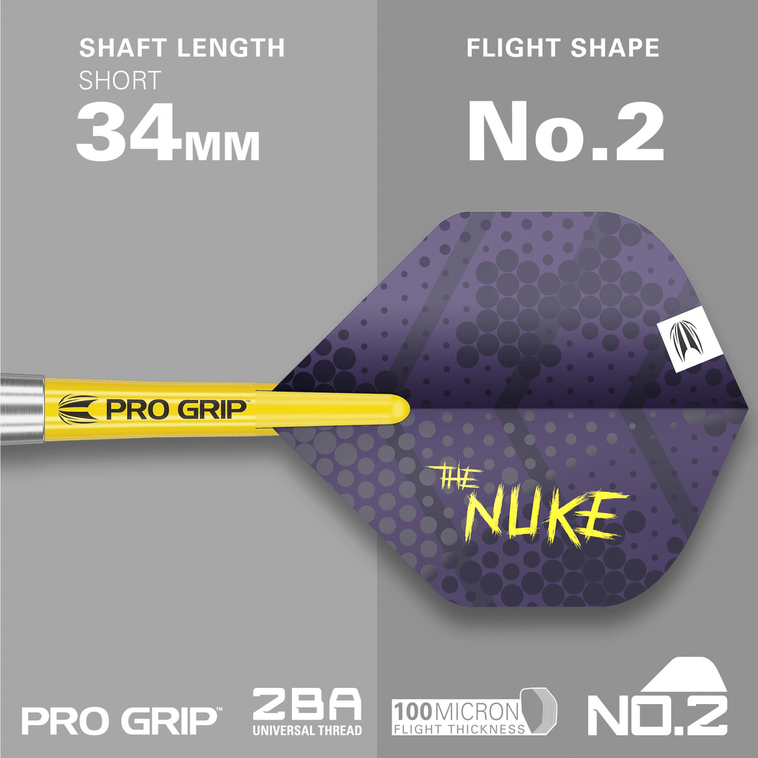 Target Luke Littler Brass Softdarts Maße Shaft und Flight