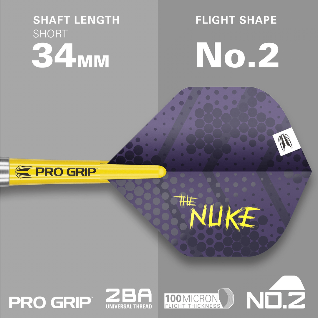 Target Luke Littler Brass Steeldarts Maße Shaft und Flight