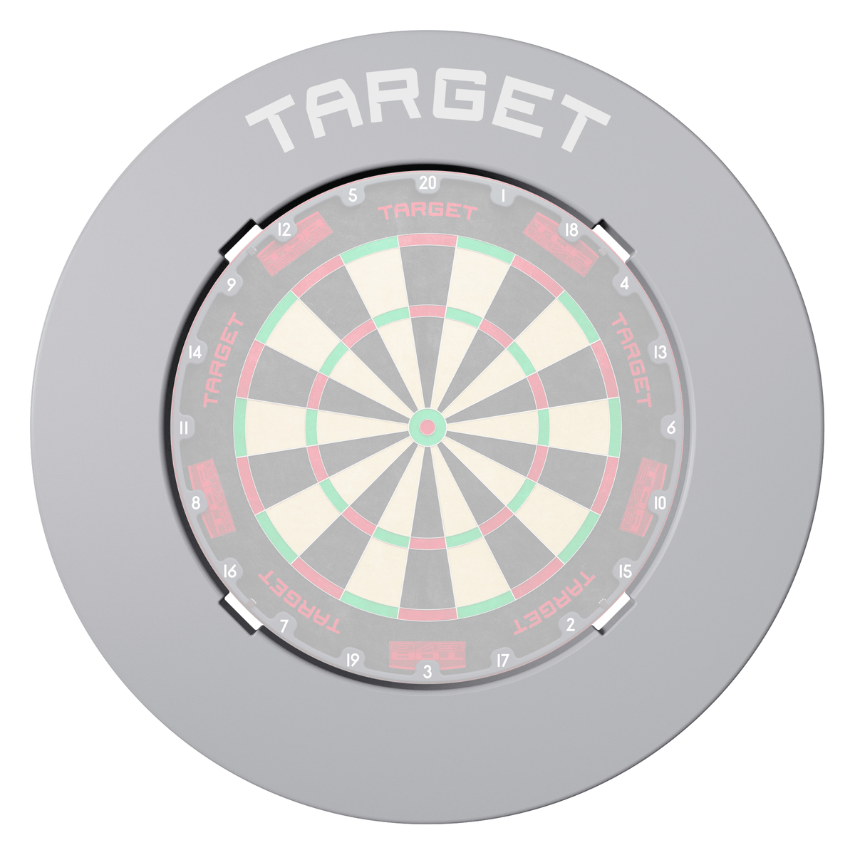 Target Notched Surround - Grau mit Board