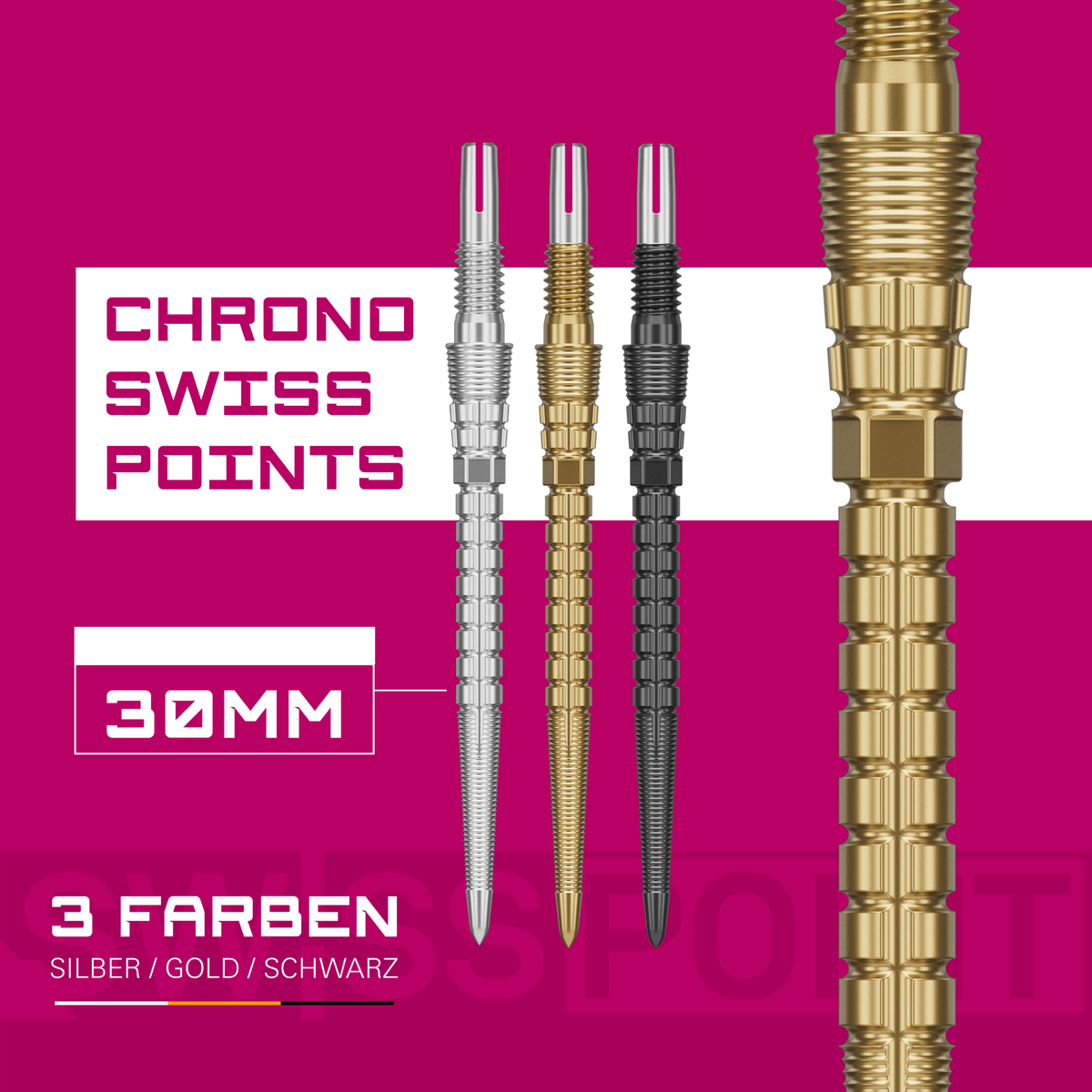 Target Swiss Point Storm Chrono Spitzen - Gold Farben