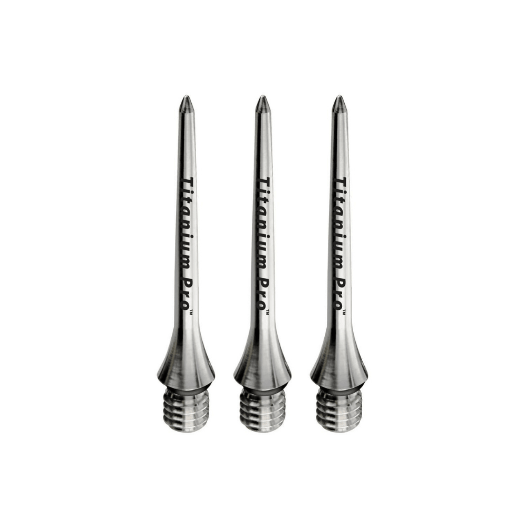 Target Titanium Pro Conversion Steeldart Spitzen - Silber Set
