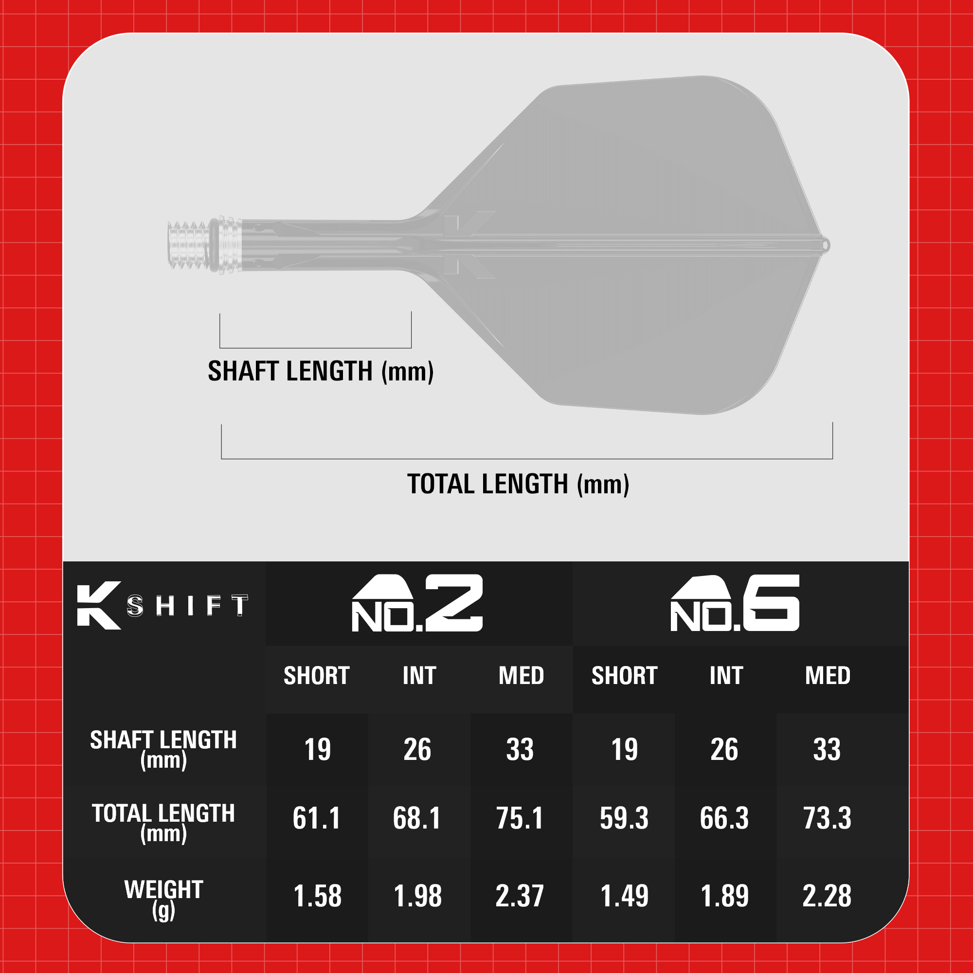 Target K-Shift NO6 Details