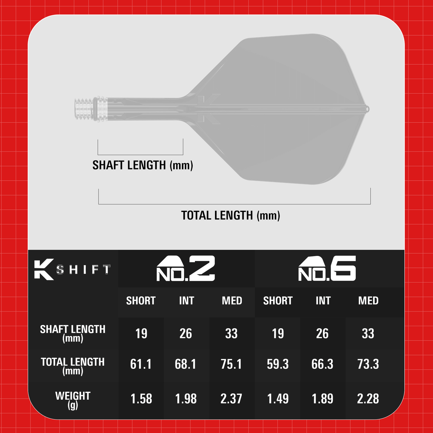 Target K-Shift NO6 Details