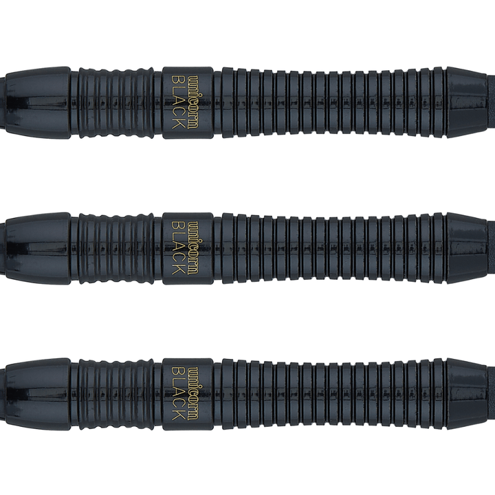 Unicorn Core Plus Win Black Brass Softdarts Detail 