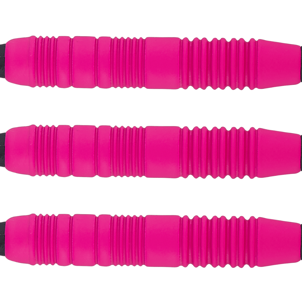 Unicorn Core Plus Win Pink Brass Softdarts Detail