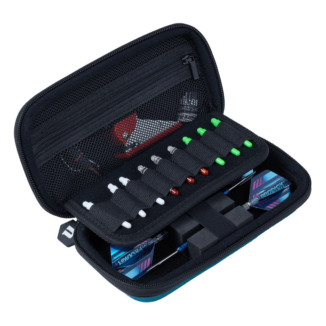Unicorn Vanguard Dartcase Small Teal offen 2