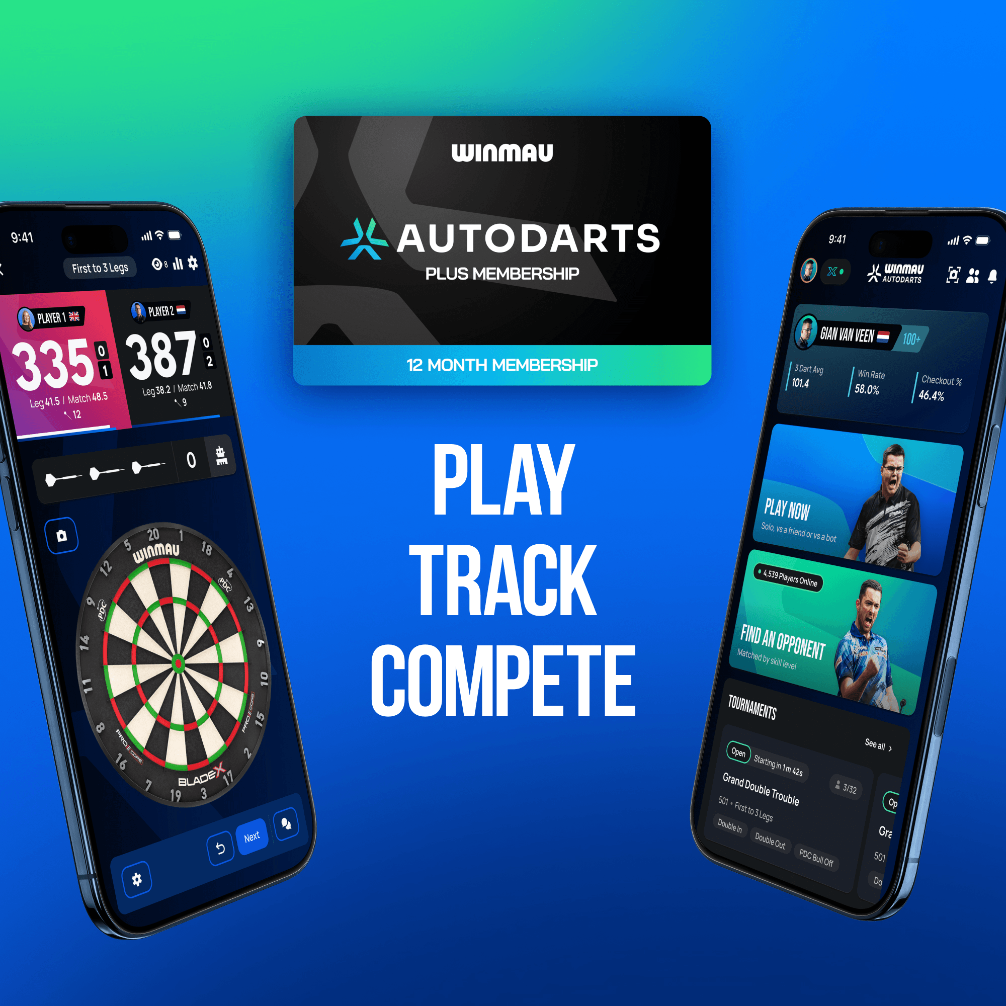 Winmau Autodarts Tripod Bundle Details Autoscoring 2