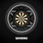 Winmau Blade X Dartboard Surround Ansicht mit Board