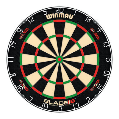 Winmau Dual Core Plasma Set Schwarz Dartscheibe