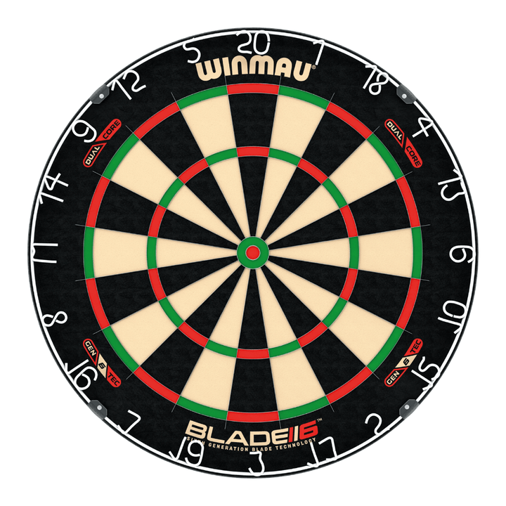 Winmau Dual Core Polaris Set Rot Dartscheibe 