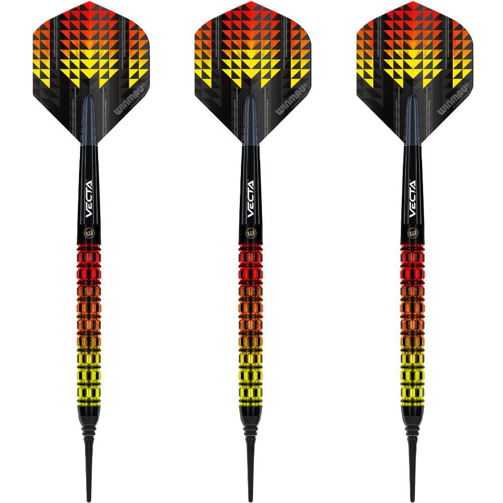 Winmau Firestorm Flame 76 Softdarts Set