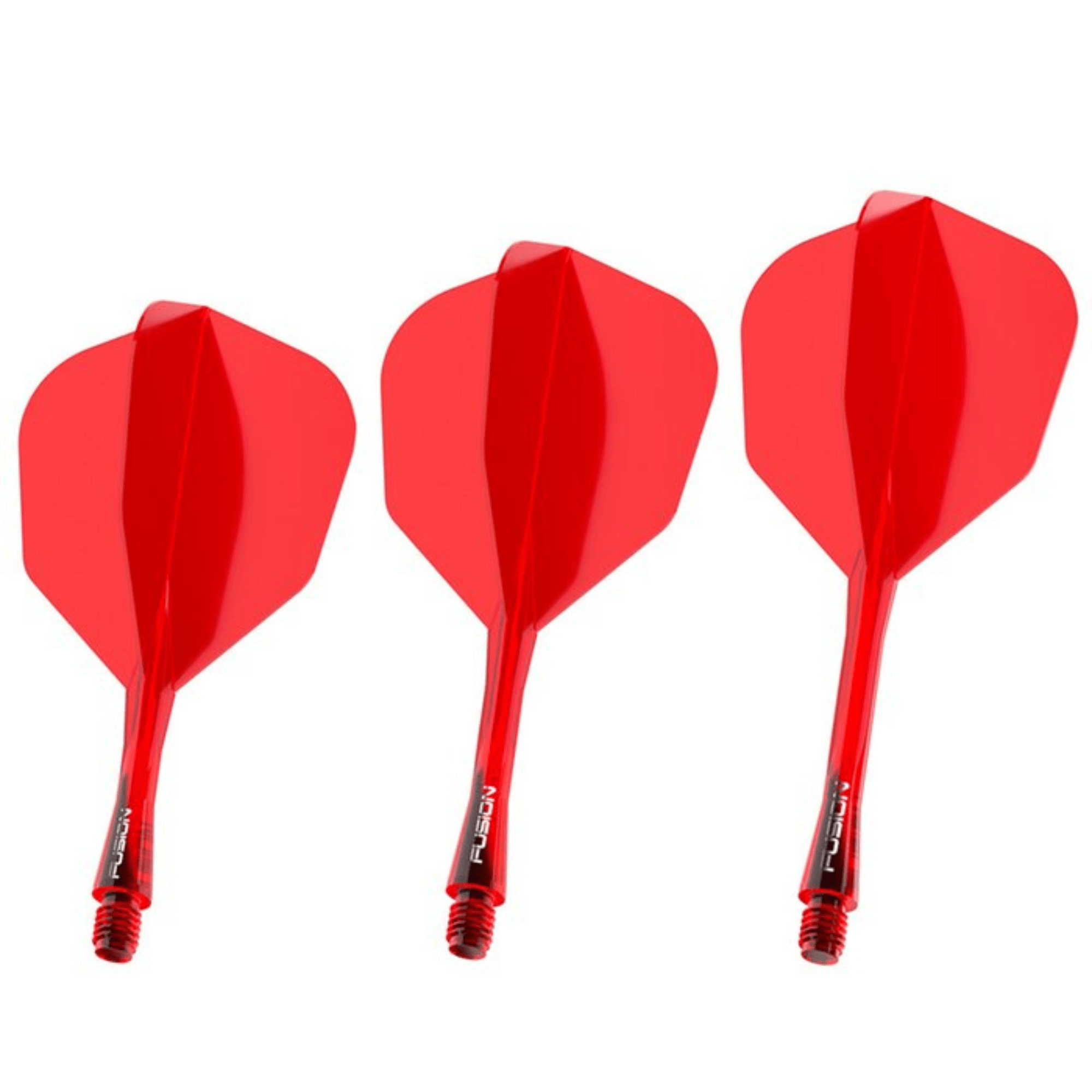Winmau Fusion Integrated Flight System Small Red Set