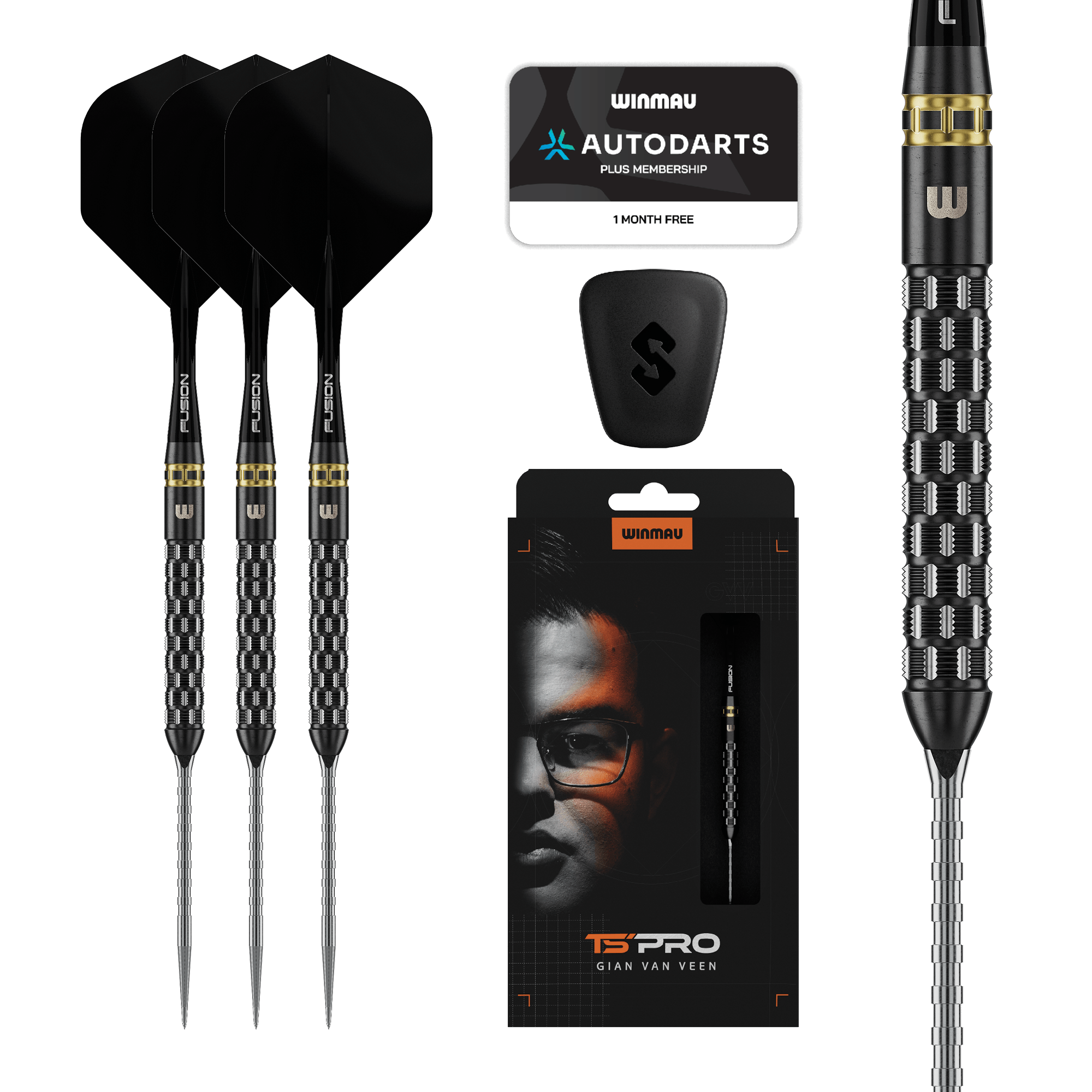 Winmau GVV TS-PRO Switch Point Steeldarts Verpackung