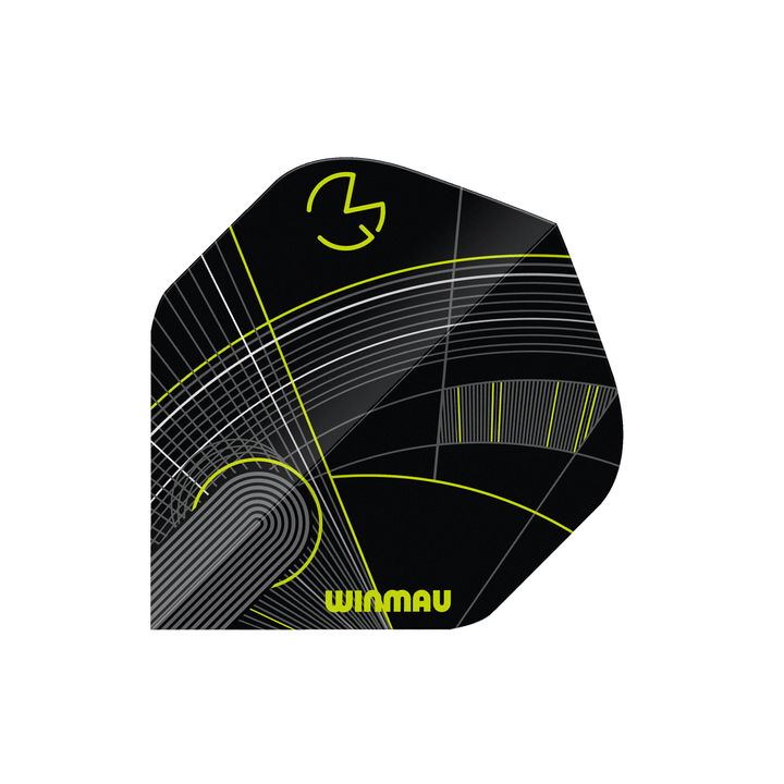 Winmau MVG Prism Delta Flights Black and Green Set