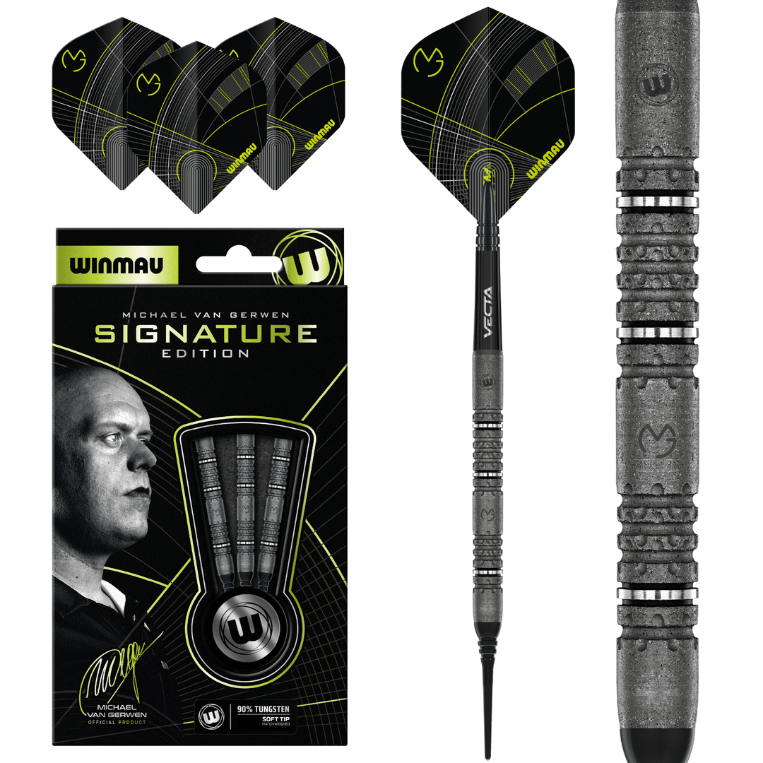 Winmau MVG Signature Edition Softdarts Packungsinhalt