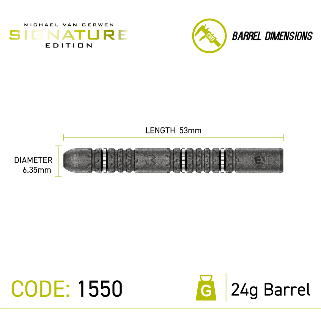 Winmau MVG Signature Edition Steeldarts Größen 24g