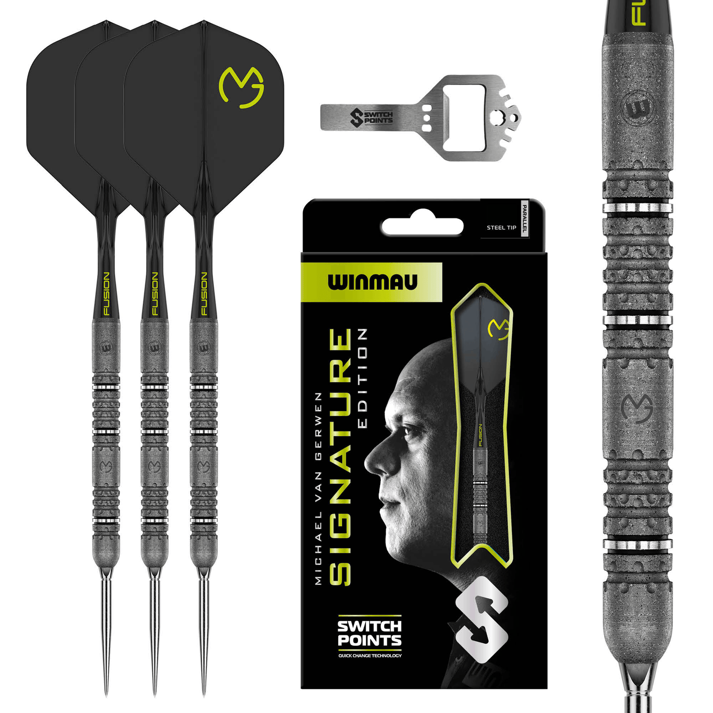 Winmau MVG Signature Edition Switch Point Steeldarts Verpackung