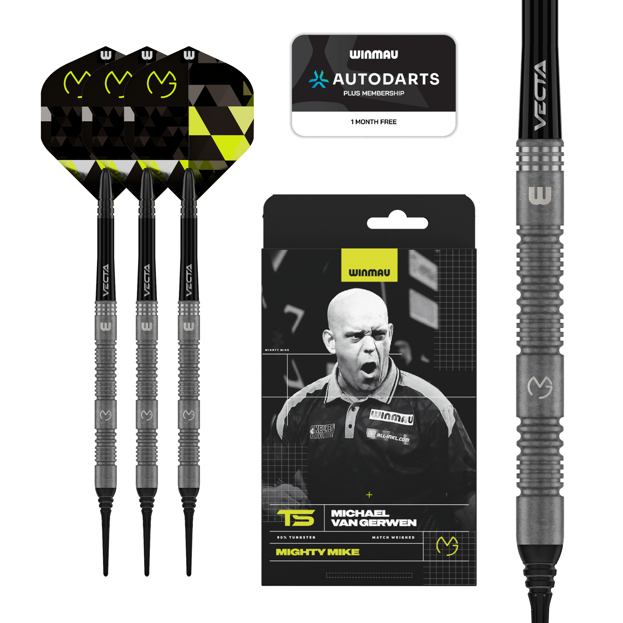 Winmau MVG TS Softdarts Verpackung