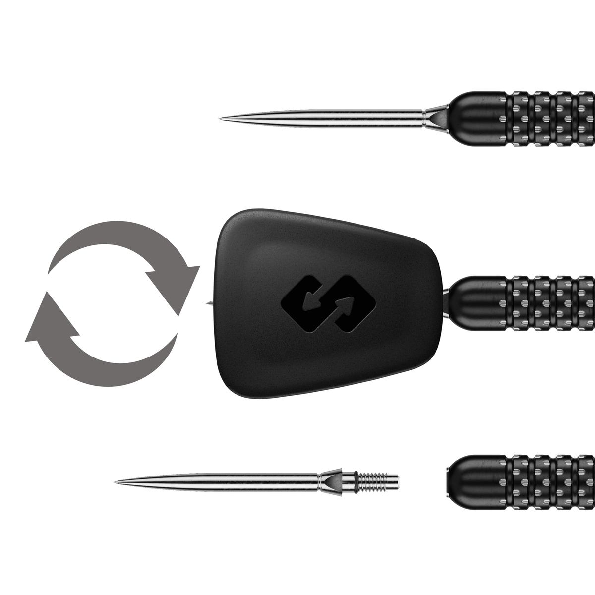 Winmau MVG W-MAX Switch Point Steeldarts Details Switch Point