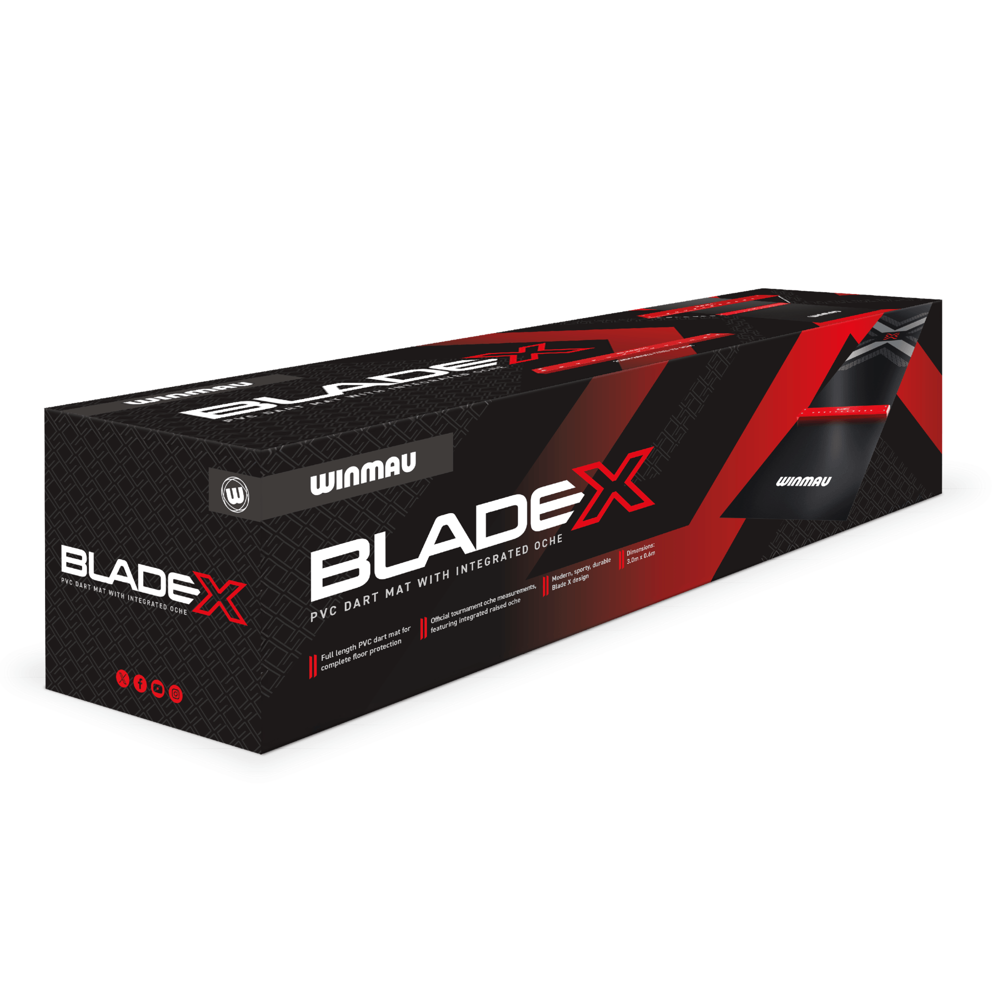 Winmau Pro-Zone Blade X Dartmatte Verpackung