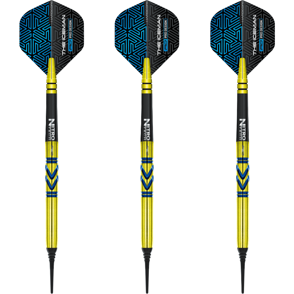 Red Dragon Gerwyn Price Avalanche Gold Softdarts Set