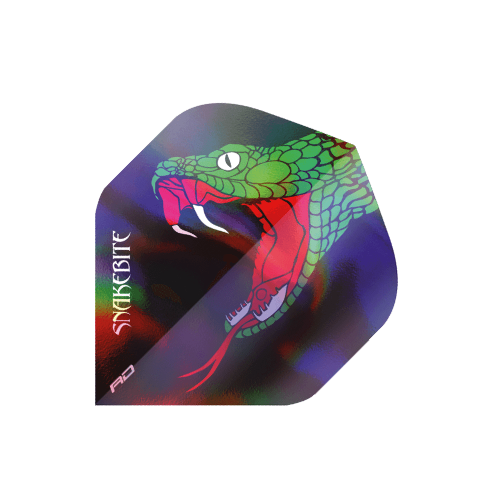 Red Dragon Snakebite Holographic Hardcore Green Flights