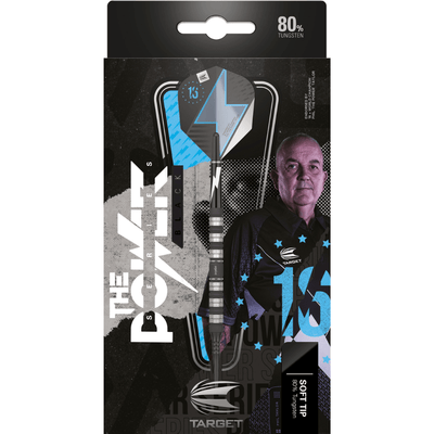 Target Phil Taylor The Power Series Black Softdarts Packung 